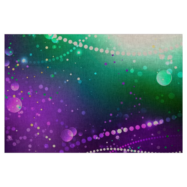 Tecido Mardi Gras Festivo Purple Background (Jarda)