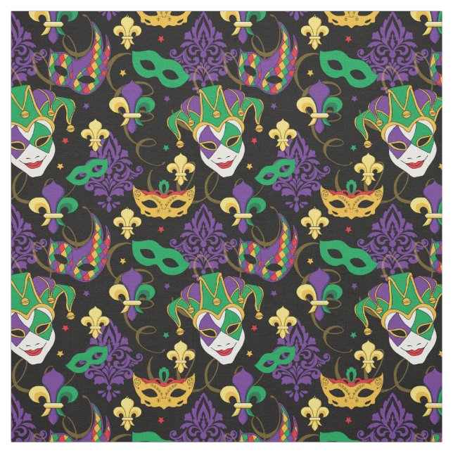 Tecido Mardi Gras Pattern (Modelo)