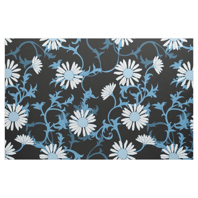 Tecido Margarida Azul (Fat Quarter)