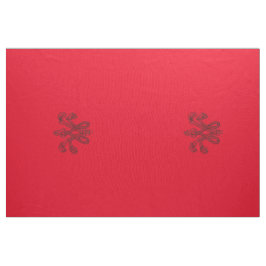 Tecido Marie Antoinette initial monogram upholstery panel