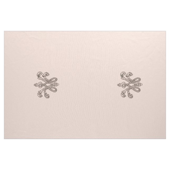 Tecido Marie Antoinette initials monogramm upholstery (Jarda)