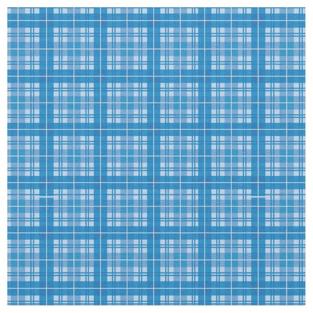 Tecido Marinho Blue Bright Gingham Xadrez Tartan (Detalhe)