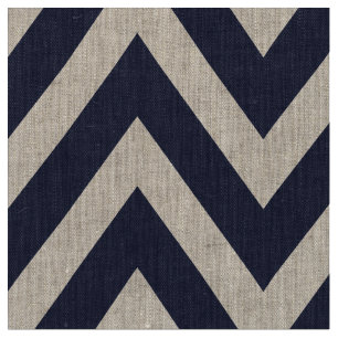 Tecido Marinho Blue Modern Chevron Grande Escala