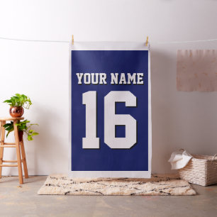 Tecido Marinho Blue Sports Jersey Team