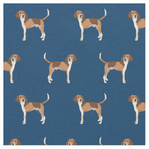 Tecido marinho de cães do American Foxhound