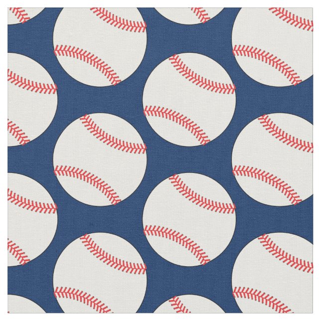 Tecido Marinho de esportes de beisebol azul (Detalhe)