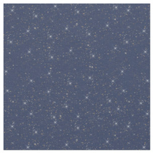 Tecido Marinho de luxo padrão de brilho dourado azul-bril