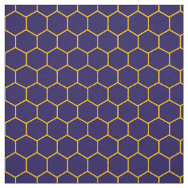 Tecido Marinho de padrão Honeycomb Elegante simples