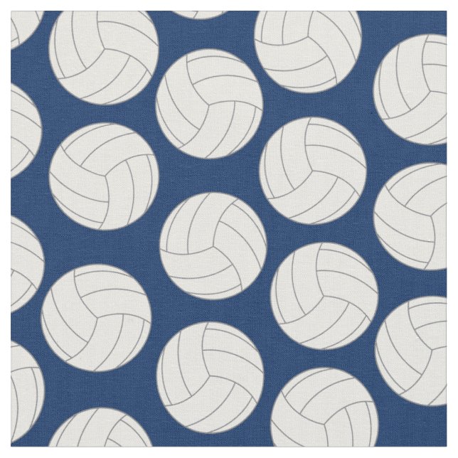 Tecido Marinho de Voleibol Esportivo Azul (Detalhe)
