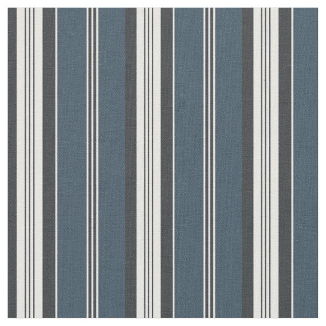 Tecido Marinho Elegante - Greve de picada francesa azul b (Detalhe)