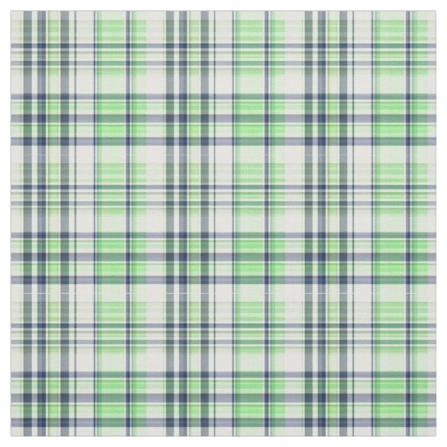 Tecido Marinho Verde Mint Wt Preppy Madras Estilo Xadrez  (Modelo)