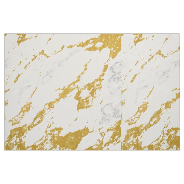 Tecido Mármore elegante style6 - ouro e branco (Fat Quarter)