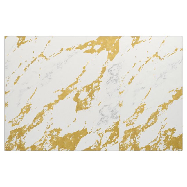Tecido Mármore elegante style6 - ouro e branco (Fat Quarter)