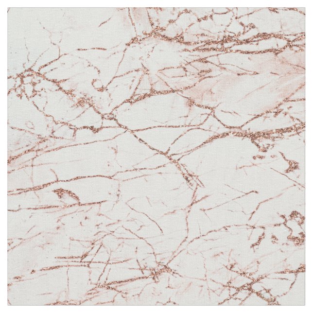 Tecido Mármore rosa de ouro branco marfim (Detalhe)