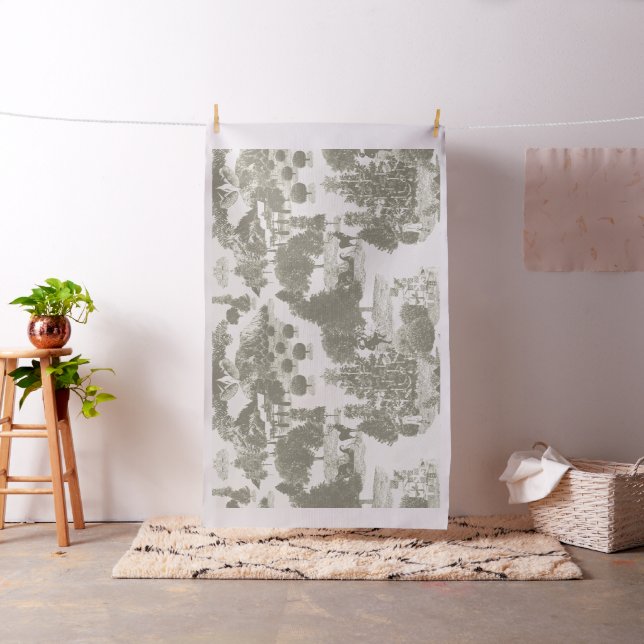 Tecido Marrom e Cream no Natal Winter Wonderland 30" (In Situ)