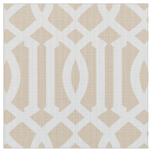 Tecido marroquino bege do teste padrão  