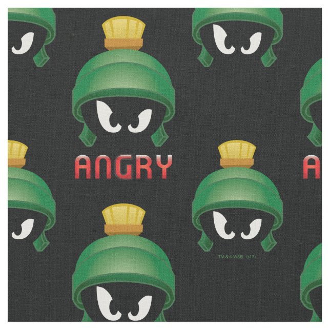Tecido MARVIN, O Emoji Irritado MARTIAN™ (Detalhe)