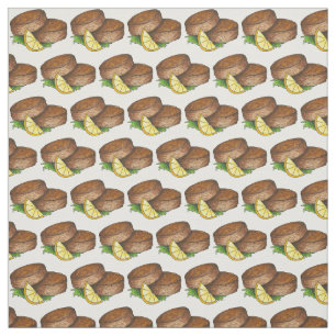 Tecido Maryland Bay Crabs Crab Cake Crabcake Produtos do 