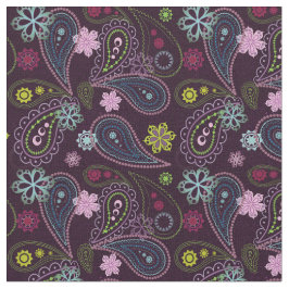 Tecido Máscara Paisley DIY da Retro 60