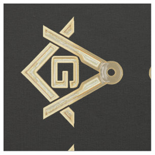 Tecido Masonic Ouro Rush