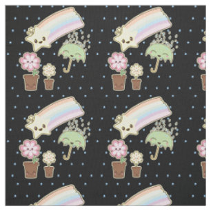 Tecido Material super fofo do clima de Kawaii