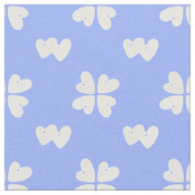 Mazipoodles White Hearts On Blue