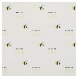 Tecido Meant To Bee Quote Funny Two Bees In Love Design