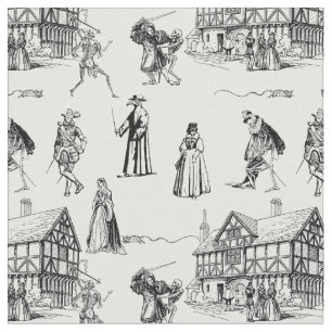 Tecido médico da peste gótico medieval esqueleto toile