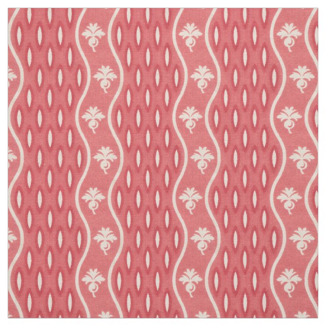 Tecido Médio - 1800s com faixa ondulada, rosa (Modelo)