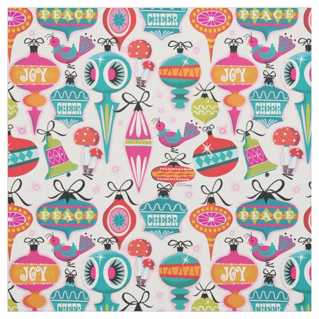 Tecido Médio de Natal dos Ornamentos Modernos do Século T (Modelo)