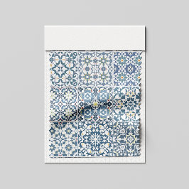 Tecido Mediterranean Tiles, Moroccan, Majolica, Azulejo