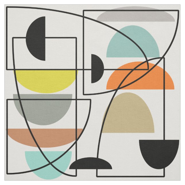 Tecido Meio século Moderno "Bolinhos" (Modelo)