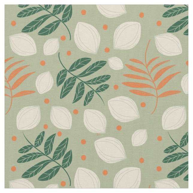 Tecido Meio século Moderno de Citrus Green  (Detalhe)
