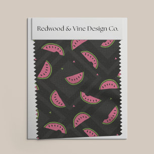 Tecido Melancia de Verão Padrão