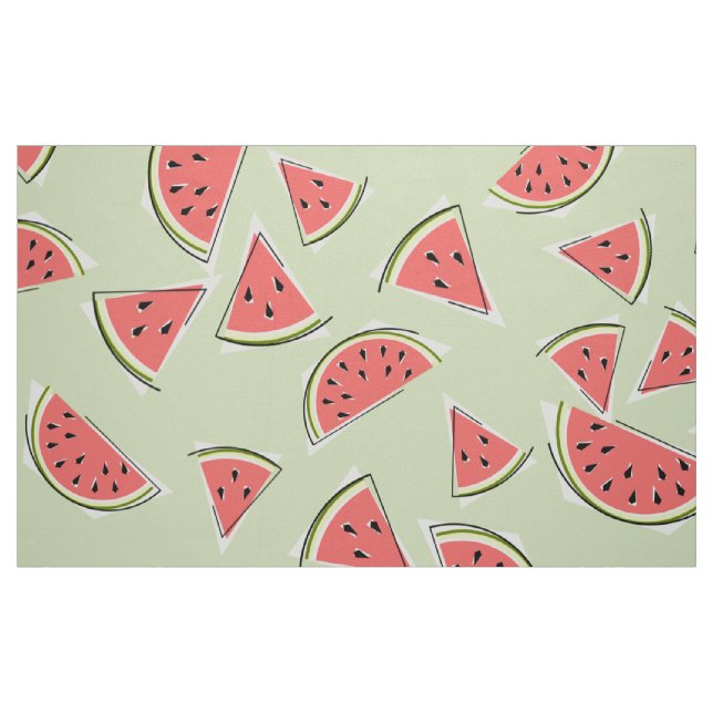 Tecido Melancia Verde Multi-Grande (Fat Quarter)