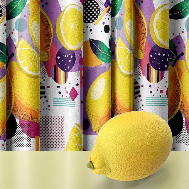 Tecido Memphis Lemons (Criador carregado)