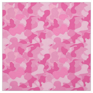 Tecido Menina cor-de-rosa de Camo