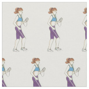 Tecido Menina Maratona Jogger Runner Esportes