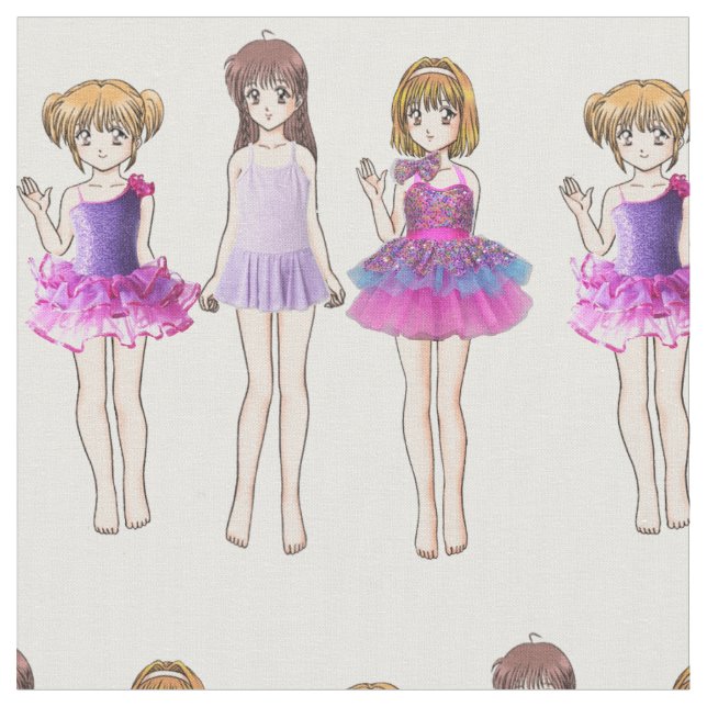 Tecido Meninas da dança (Detalhe)