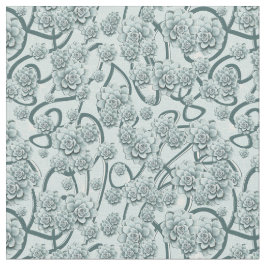 Tecido Menor sucesso do padrão de repetição em verde-pino