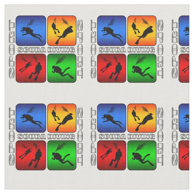 Tecido Mergulho autónomo espectacular (Detalhe)