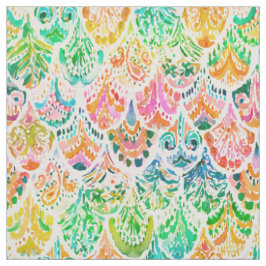Tecido MERMAID OF BOLINAS Rainbow Fish Scale Bold Fabric