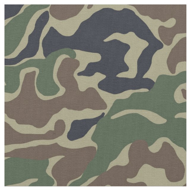 Tecido Militar Brown e Green Camo (Detalhe)