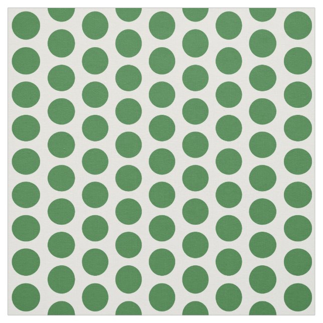 Tecido Mini Bolinhas Branco Verde (Modelo)