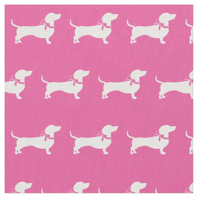 Tecido Miniatura Cão-De-Olho-De-Olho-Rosa (Detalhe)