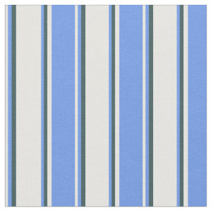 Tecido Mint Cream, Cornflower Blue & Dark Slate Cinza