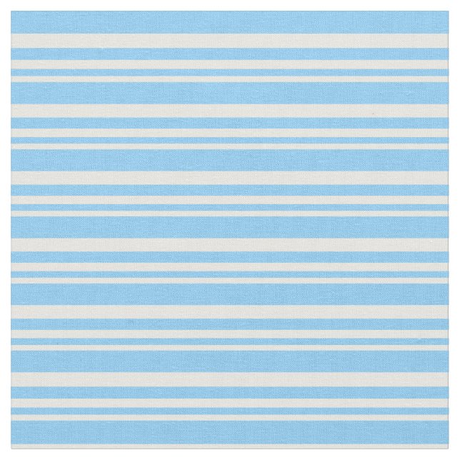 Tecido Mint Cream e Light Sky Blue Pattern of Stripes (Detalhe)