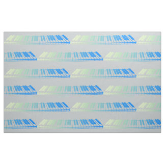 Tecido Mint Piano Keys