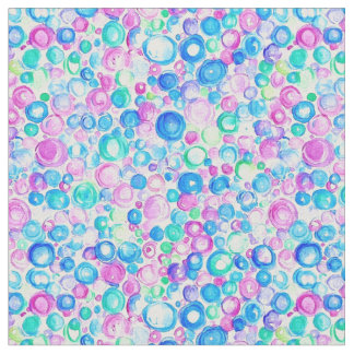 Tecido Mistura de Bolhas de Aquarela
