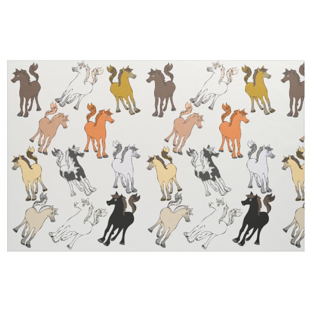 Tecido Mistura de pônei bonita (Fat Quarter)